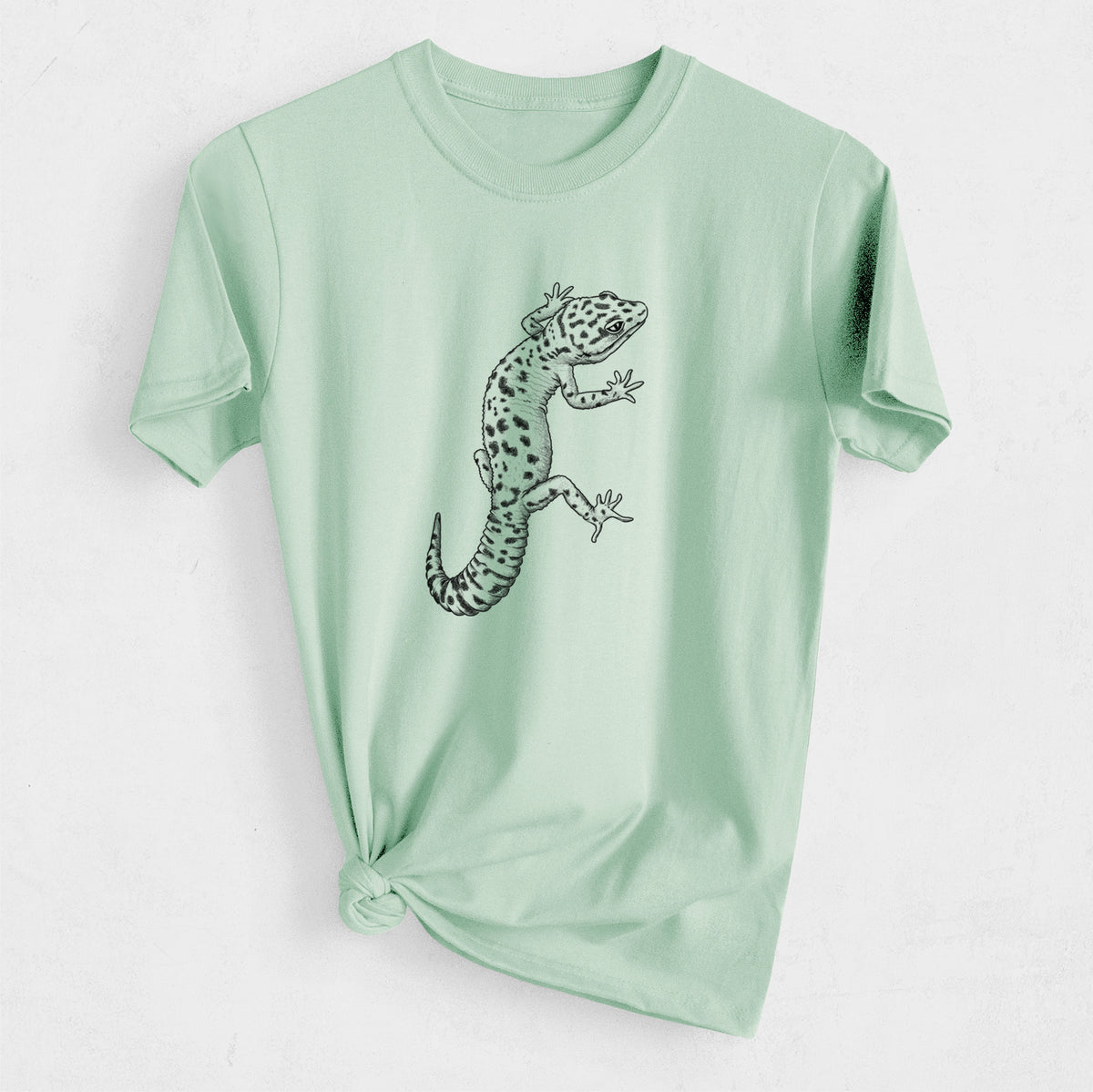 Eublepharis macularius - Leopard Gecko - Heavyweight Men&#39;s 100% Organic Cotton Tee