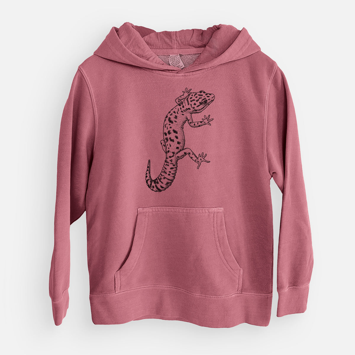 Eublepharis macularius - Leopard Gecko - Youth Pigment Dyed Hoodie