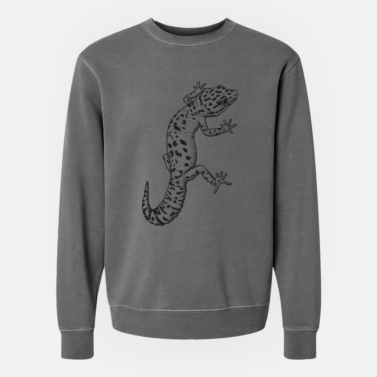 Eublepharis macularius - Leopard Gecko - Unisex Pigment Dyed Crew Sweatshirt