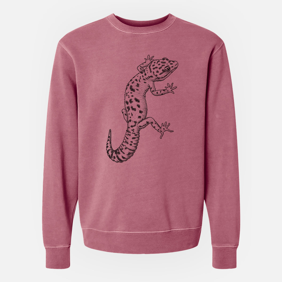 Eublepharis macularius - Leopard Gecko - Unisex Pigment Dyed Crew Sweatshirt