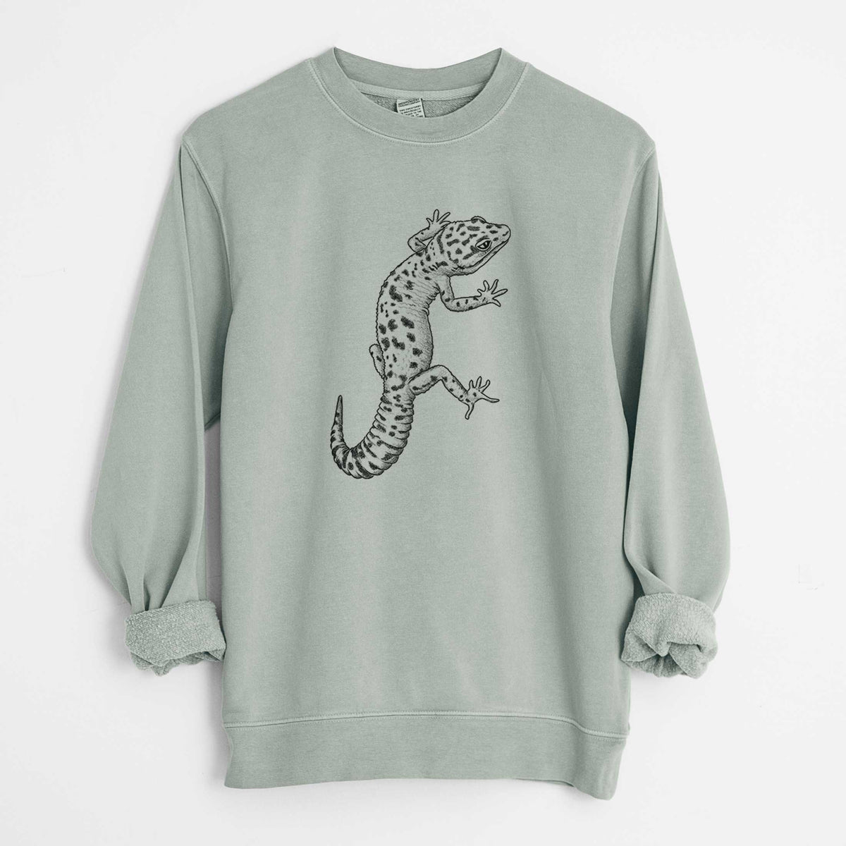 Eublepharis macularius - Leopard Gecko - Unisex Pigment Dyed Crew Sweatshirt