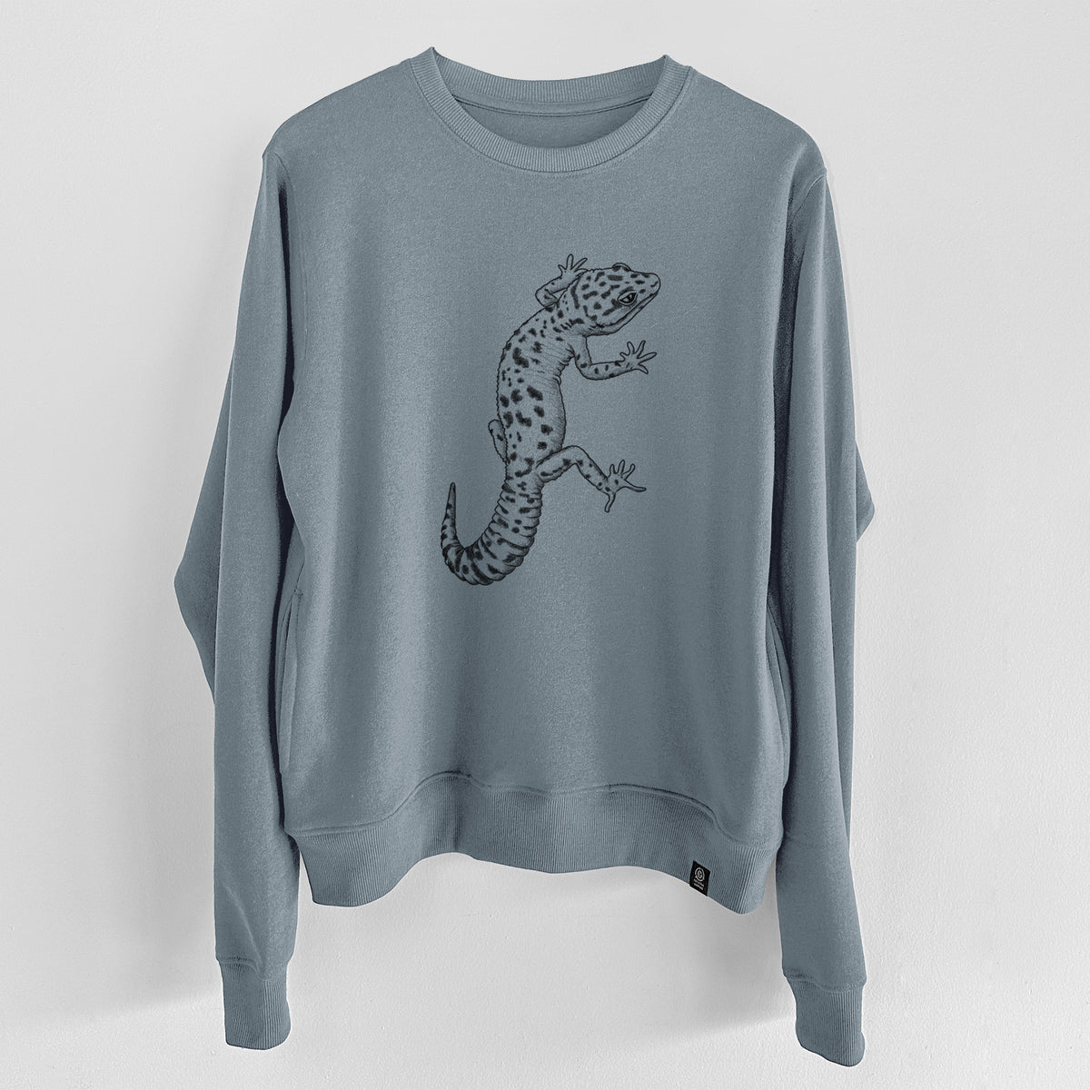 Eublepharis macularius - Leopard Gecko  - Unisex Reclaimed Crewneck Sweatshirt