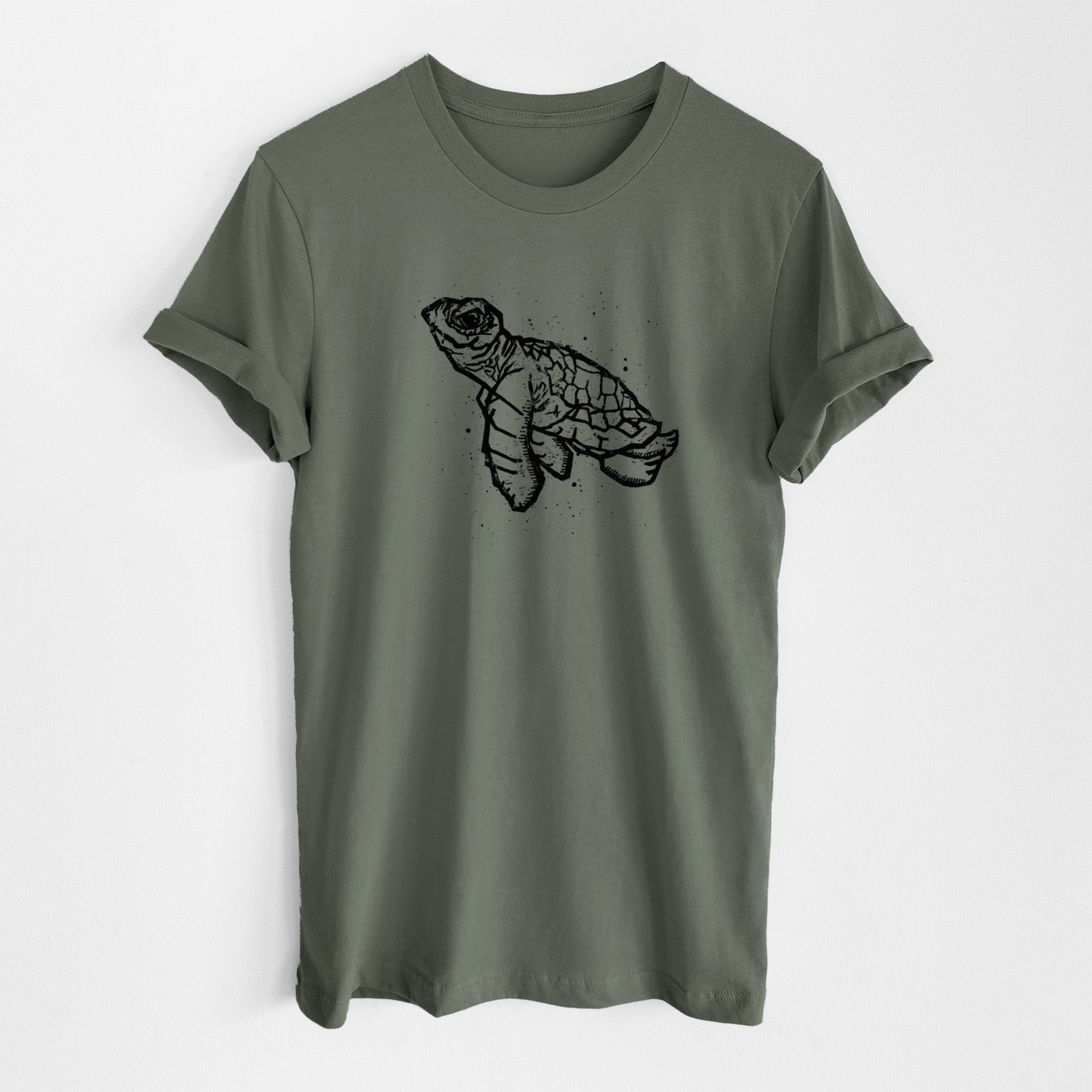Baby Sea Turtle - Lightweight 100% Cotton Unisex Crewneck