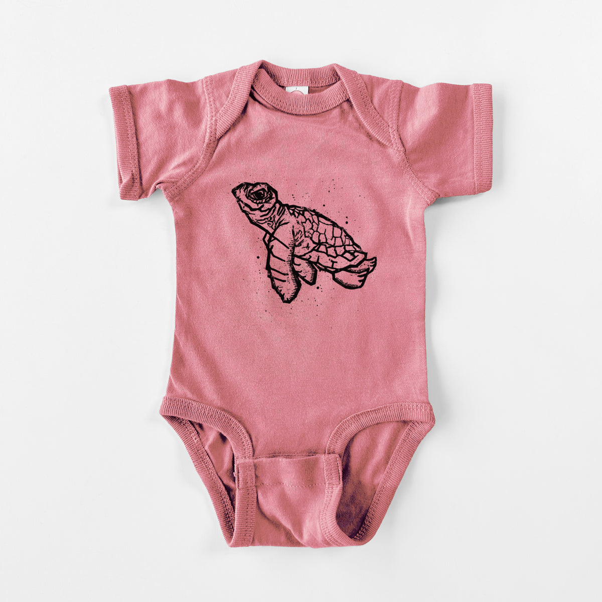 Baby Sea Turtle - Baby Fine Jersey Bodysuit
