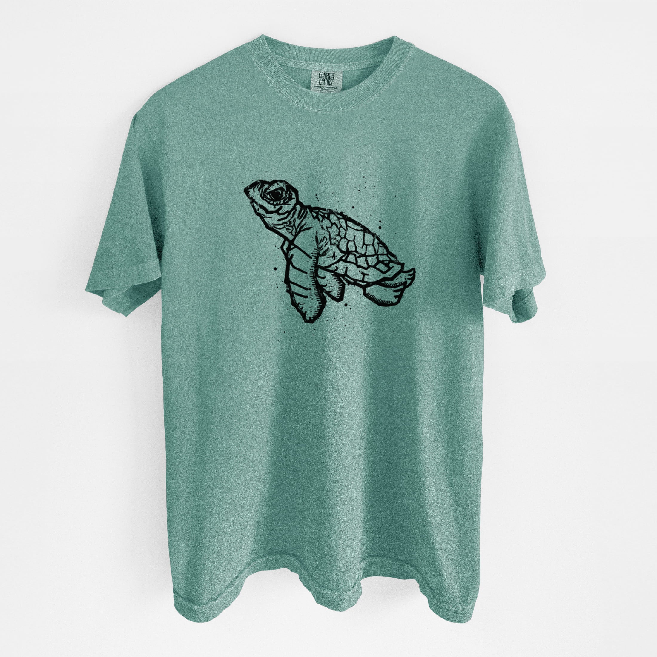 Baby Sea Turtle - Unisex Comfort Colors Garment-Dyed Heavyweight T-shirt