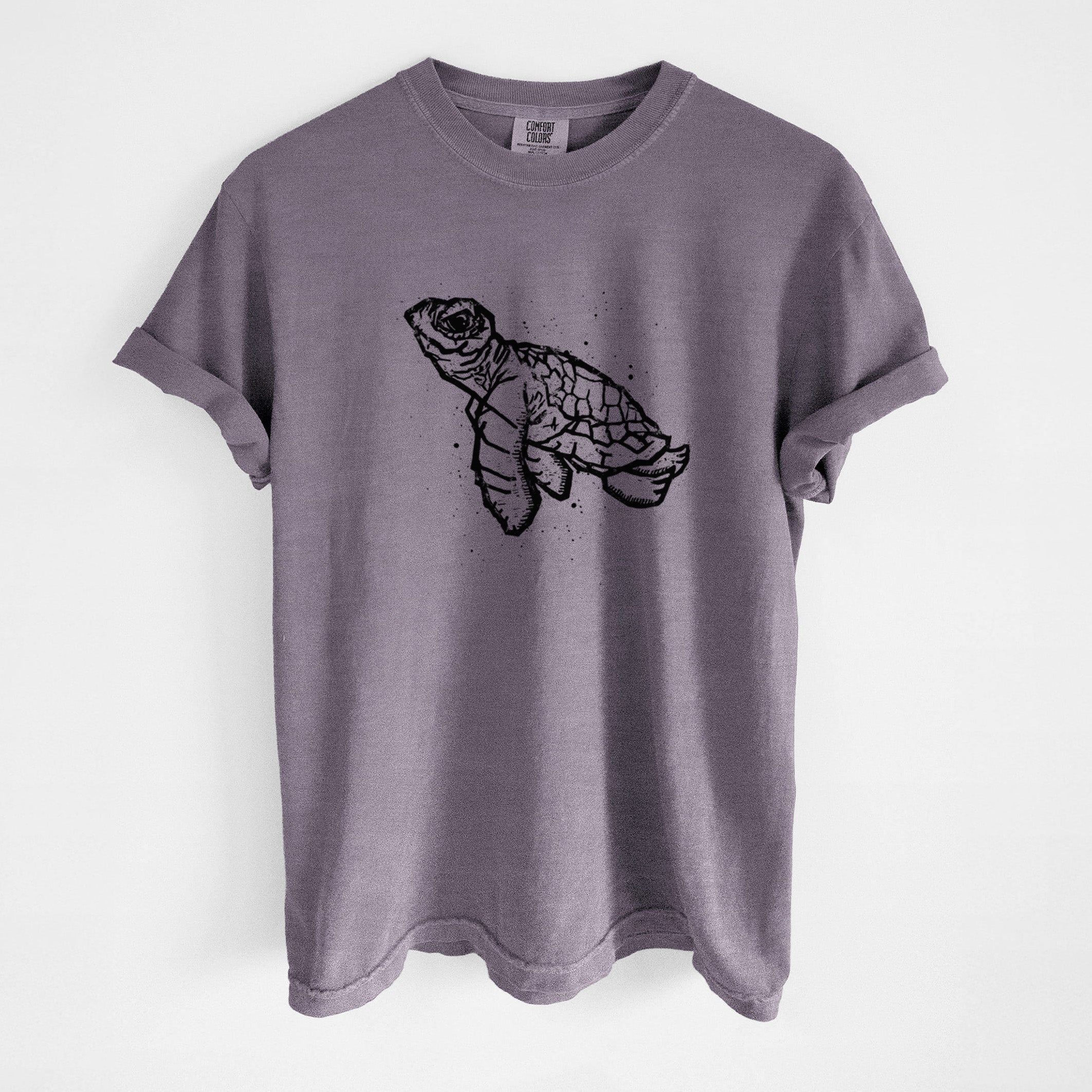 Baby Sea Turtle - Unisex Comfort Colors Garment-Dyed Heavyweight T-shirt