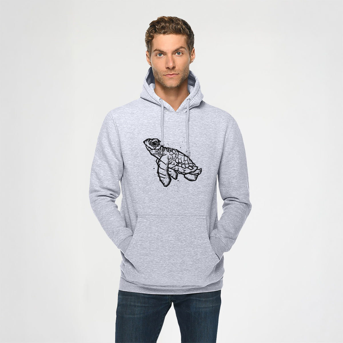 Baby Sea Turtle - Heavyweight Fleece Hoodie