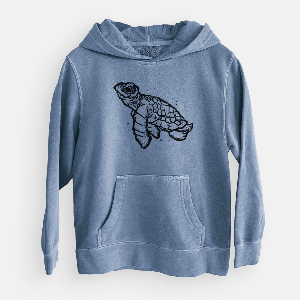 Baby Sea Turtle - Youth Pigment Dyed Hoodie