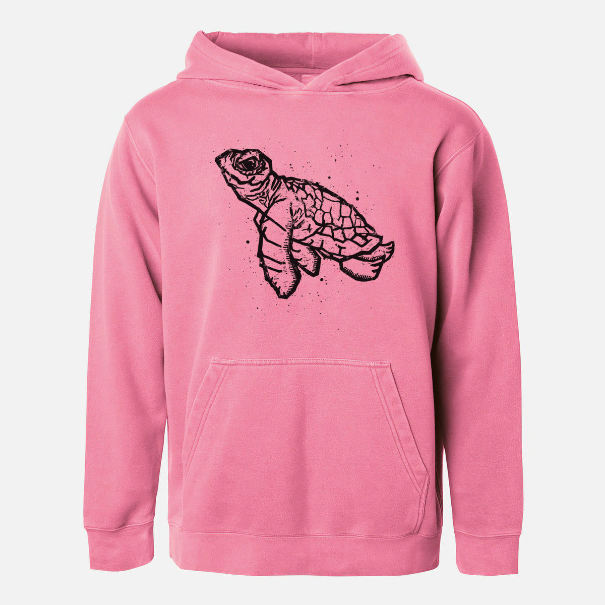 Baby Sea Turtle - Youth Pigment Dyed Hoodie