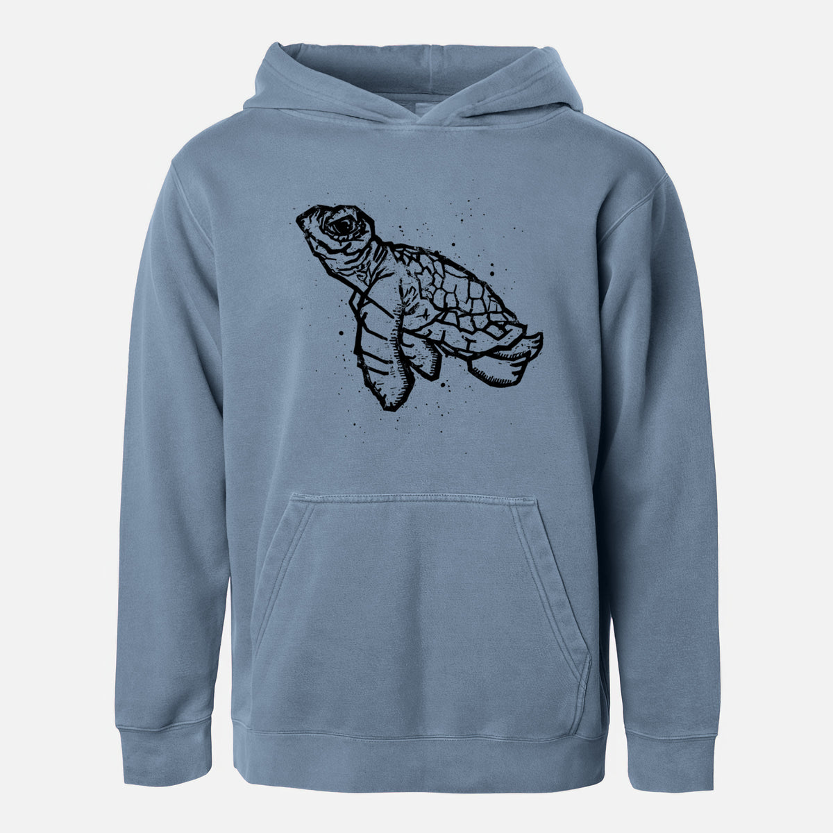 Baby Sea Turtle - Youth Pigment Dyed Hoodie