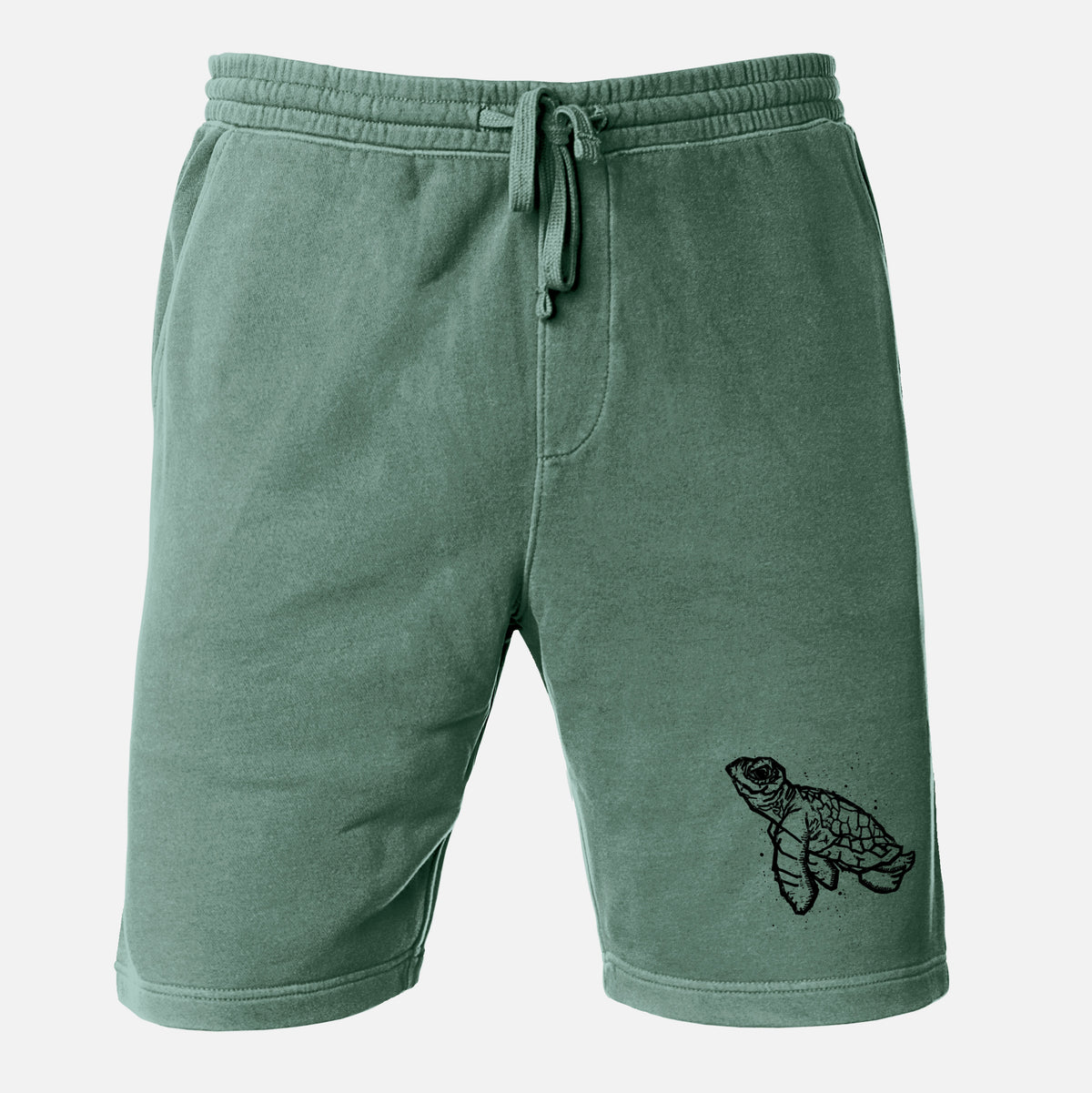 Baby Sea Turtle - Unisex Pigment Dyed Shorts