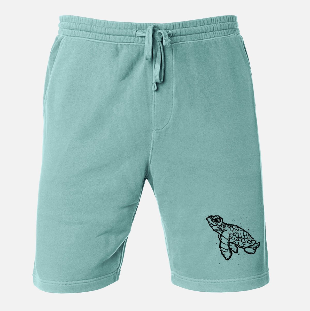 Baby Sea Turtle - Unisex Pigment Dyed Shorts