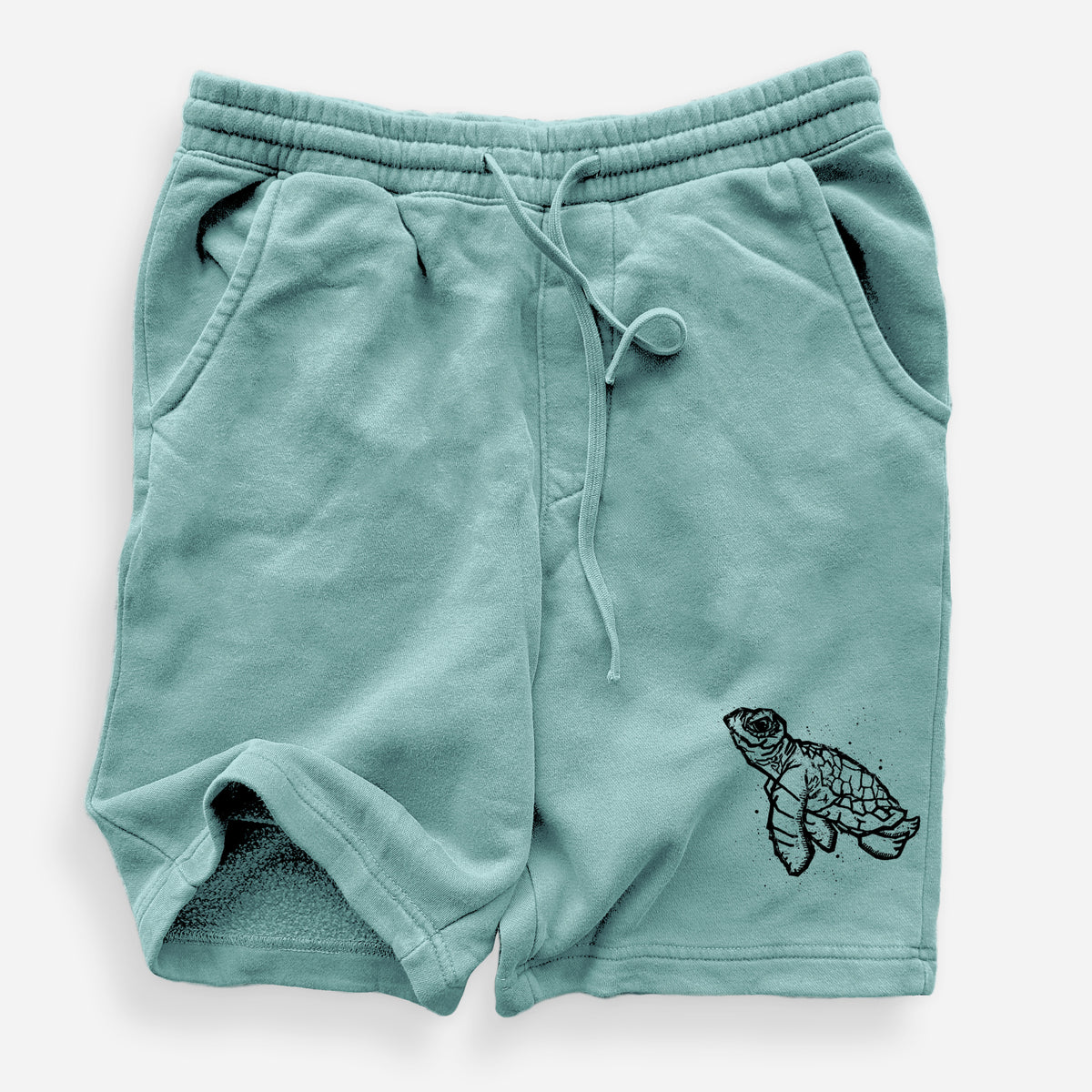 Baby Sea Turtle - Unisex Pigment Dyed Shorts