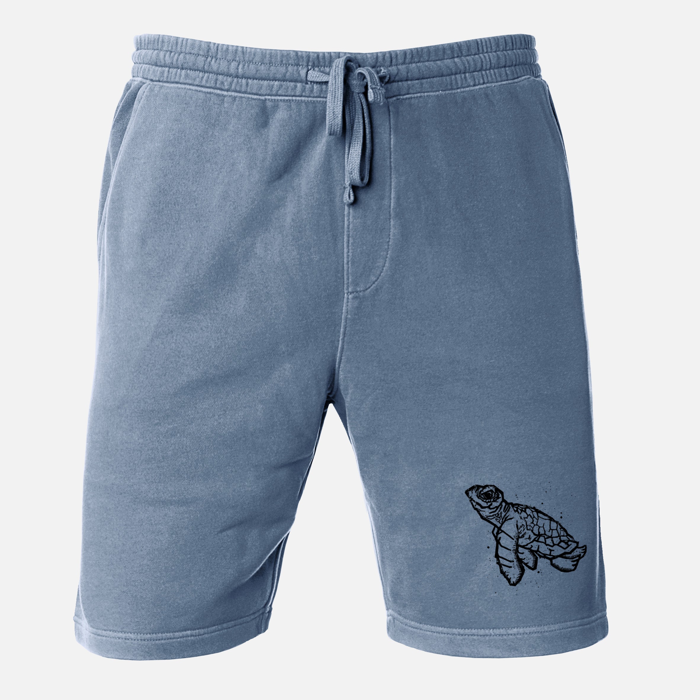 CLOSEOUT - Baby Sea Turtle - Unisex Pigment Dyed Shorts