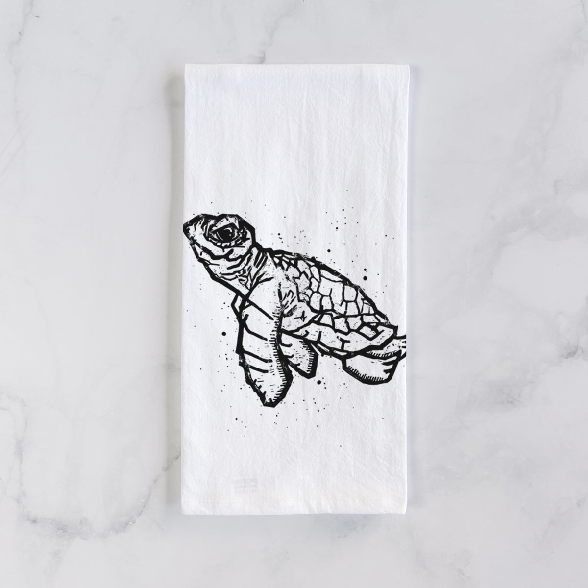 Baby Sea Turtle Tea Towel