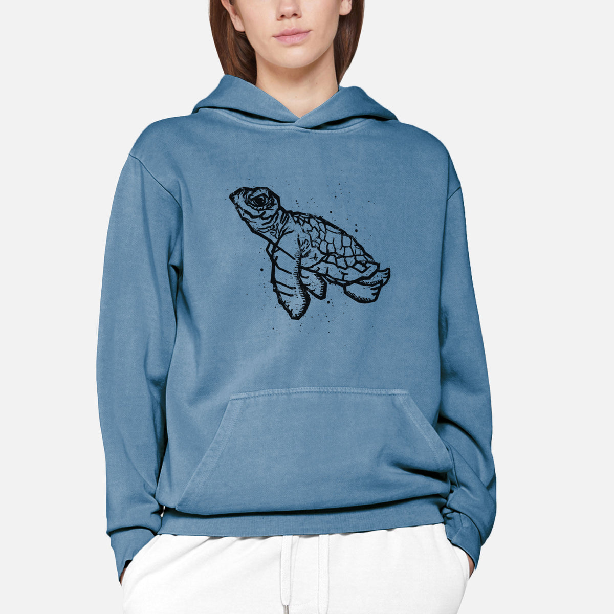 Baby Sea Turtle  - Urban Heavyweight Hoodie