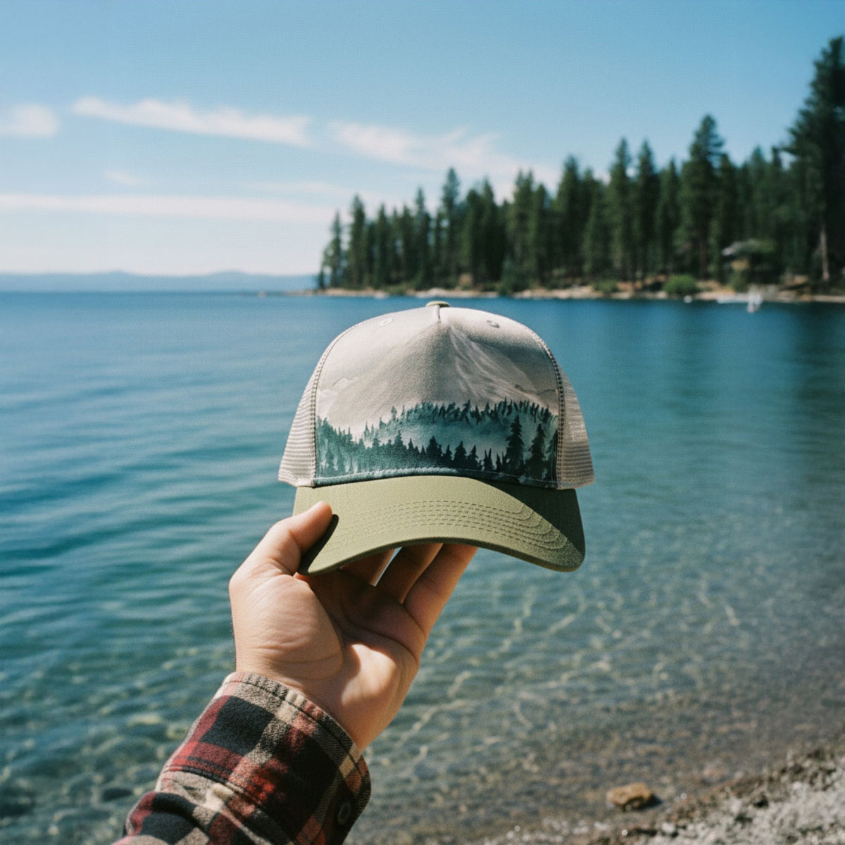 Denali Forest - Printed Locale Trucker Hat