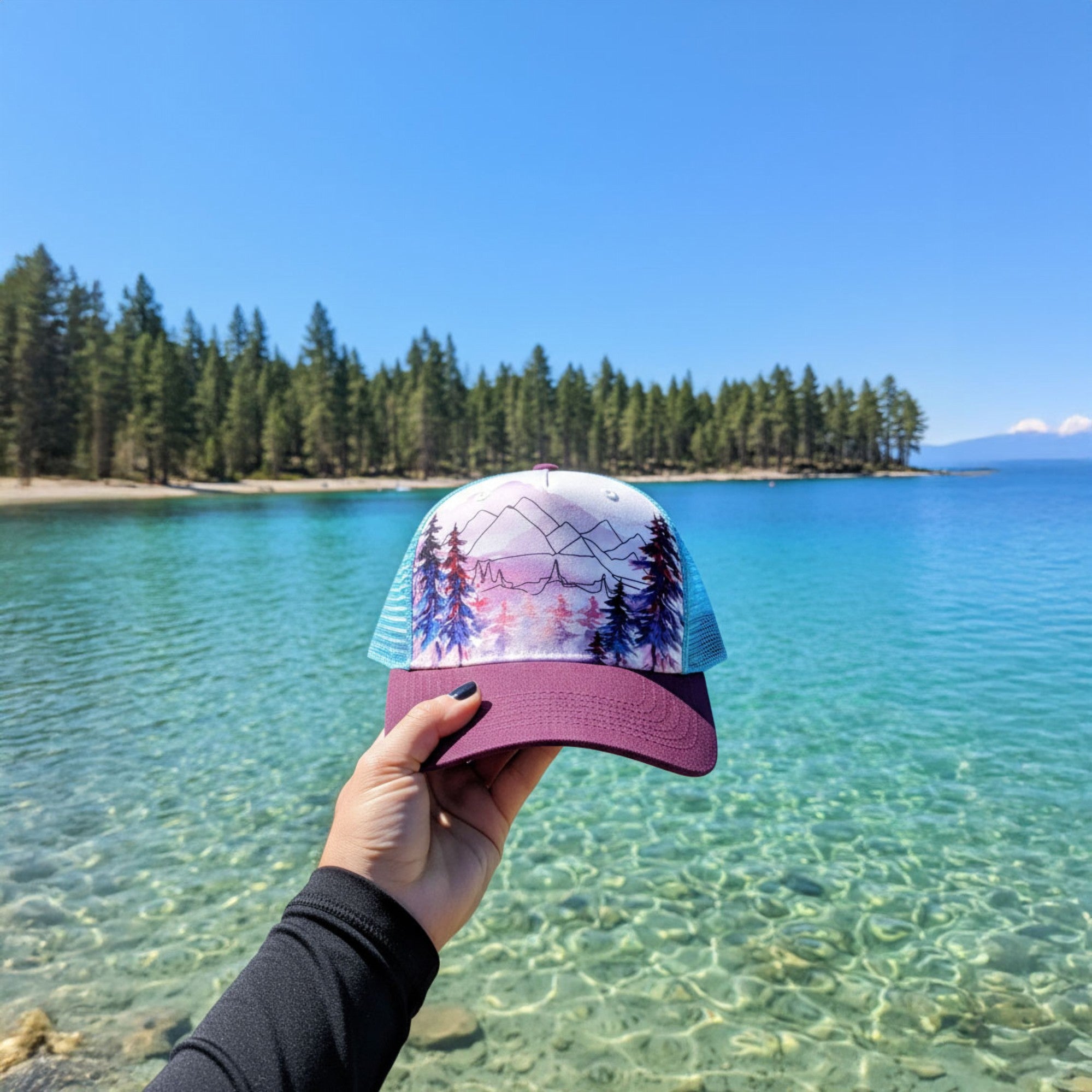 CLOSEOUT - Twilight Explorer - Printed Locale Trucker Hat