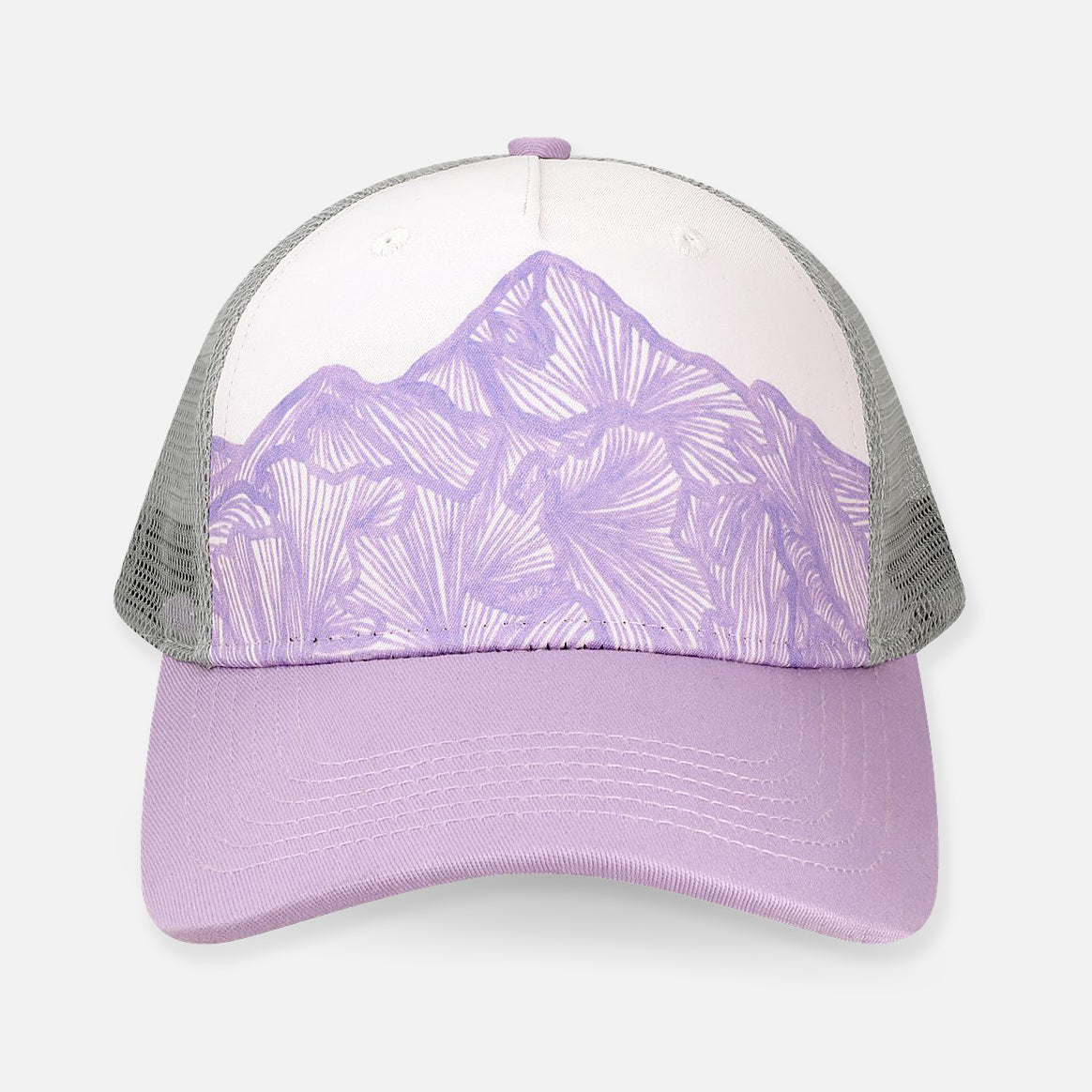 Lavender Ranges - Printed Locale Trucker Hat