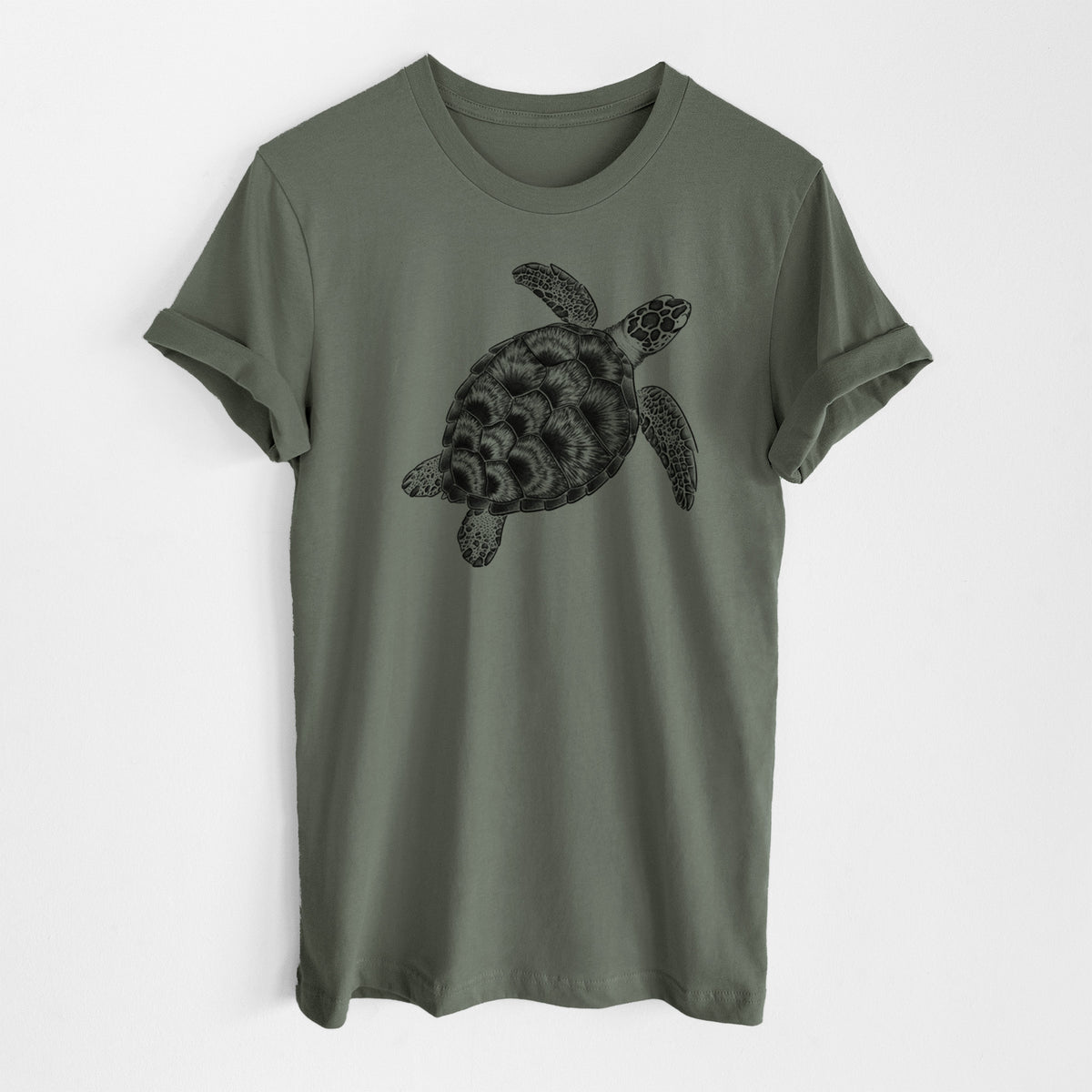 Loggerhead Sea Turtle - Caretta caretta - Lightweight 100% Cotton Unisex Crewneck