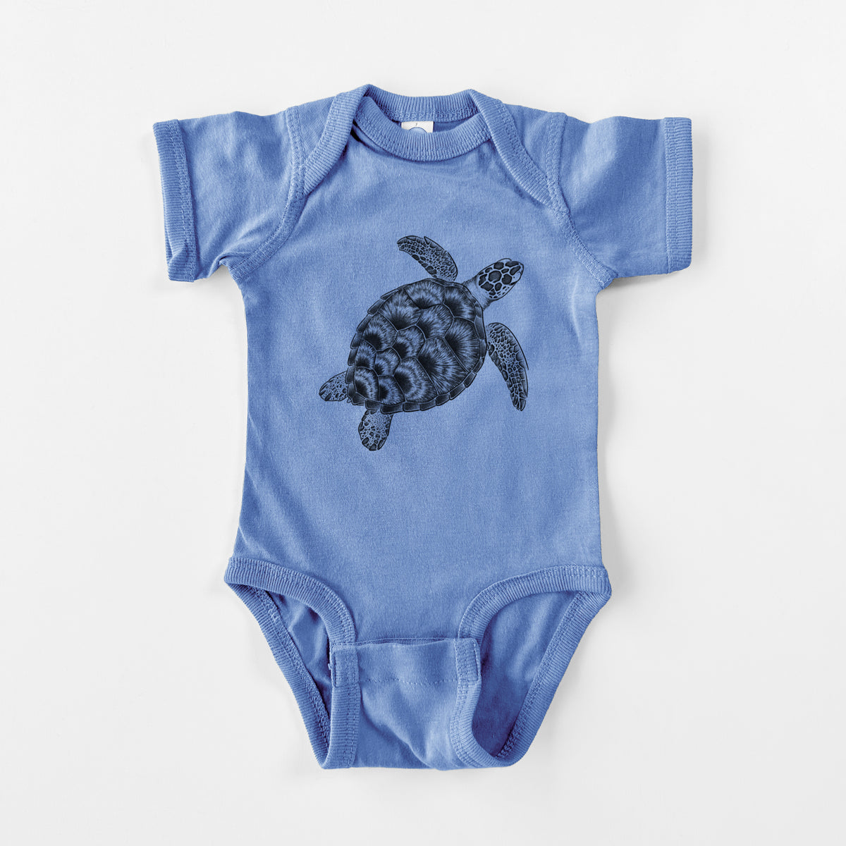 Loggerhead Sea Turtle - Caretta caretta - Baby Fine Jersey Bodysuit