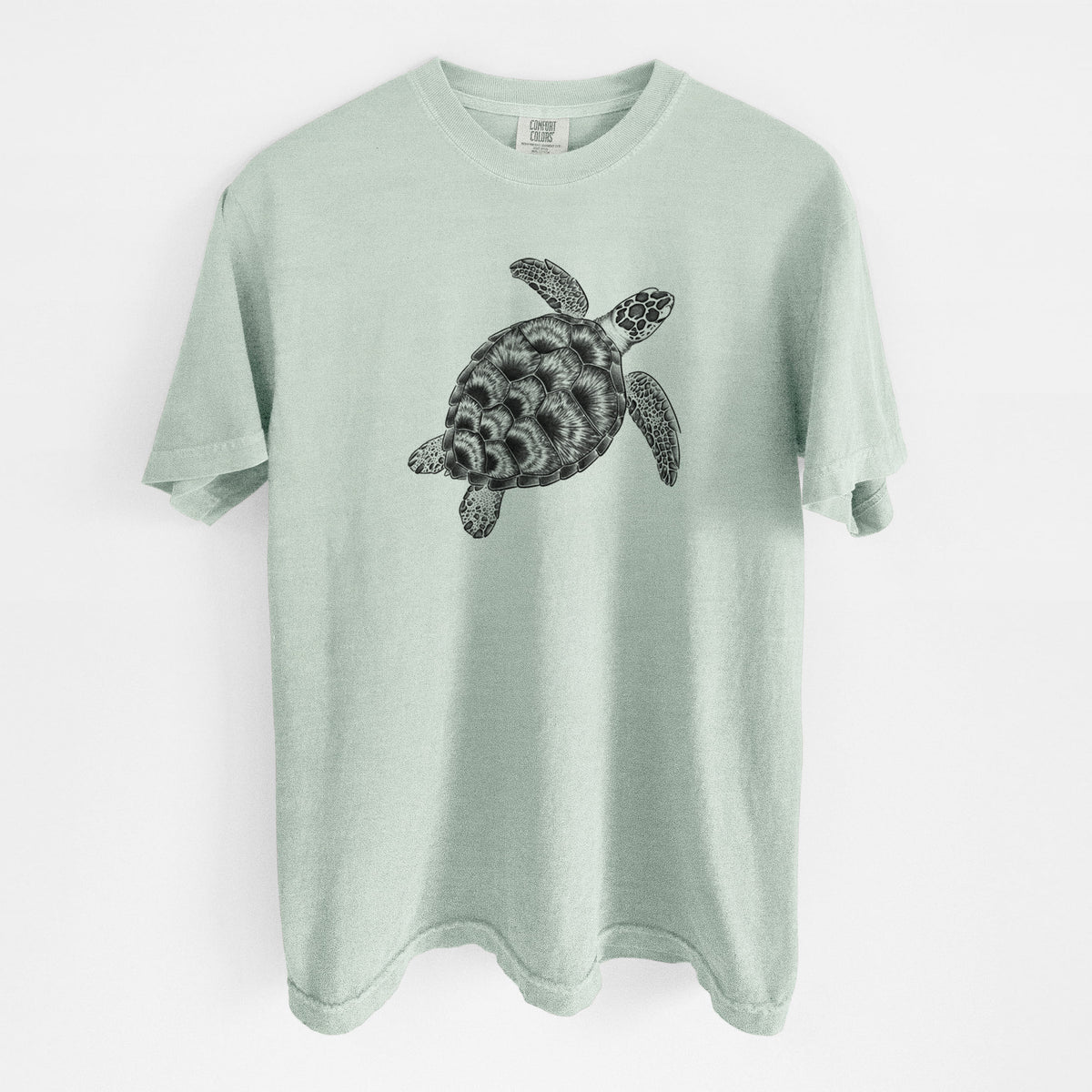 Loggerhead Sea Turtle - Caretta caretta - Unisex Comfort Colors Garment-Dyed Heavyweight T-shirt