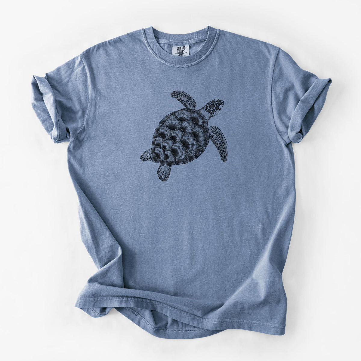 Loggerhead Sea Turtle - Caretta caretta - Unisex Comfort Colors Garment-Dyed Heavyweight T-shirt