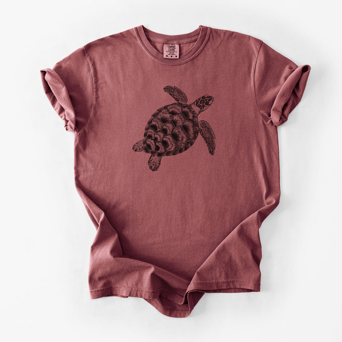 Loggerhead Sea Turtle - Caretta caretta - Unisex Comfort Colors Garment-Dyed Heavyweight T-shirt