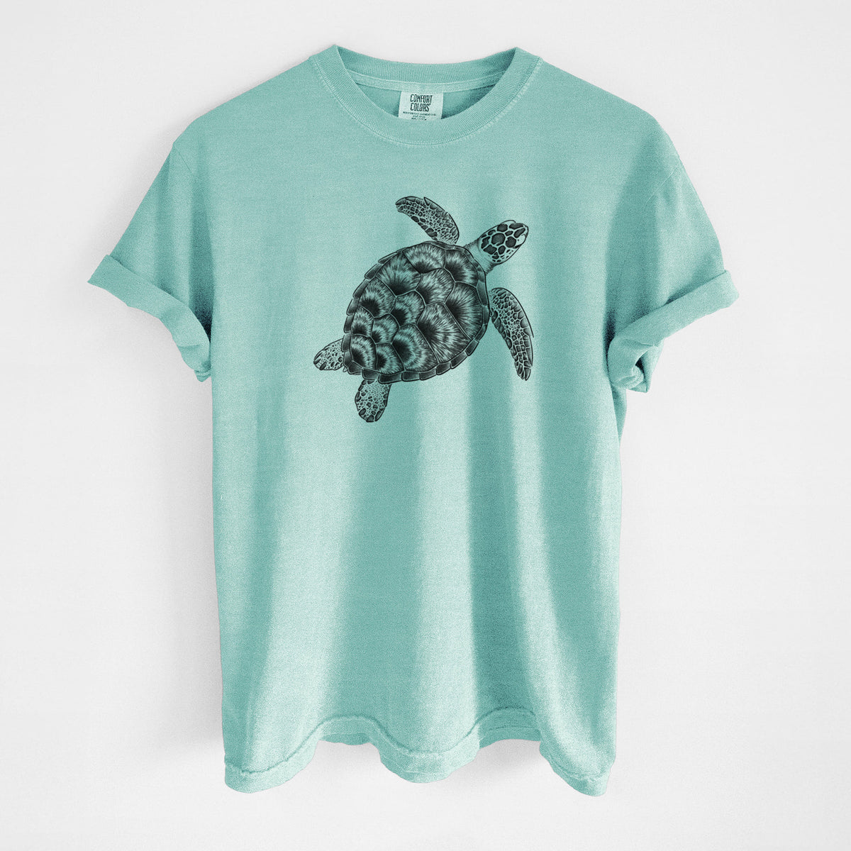 Loggerhead Sea Turtle - Caretta caretta - Unisex Comfort Colors Garment-Dyed Heavyweight T-shirt