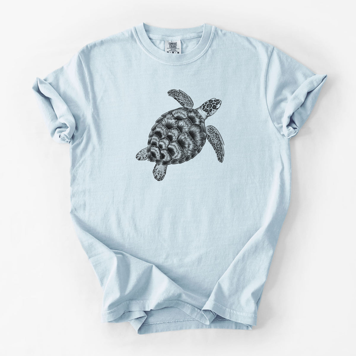Loggerhead Sea Turtle - Caretta caretta - Unisex Comfort Colors Garment-Dyed Heavyweight T-shirt