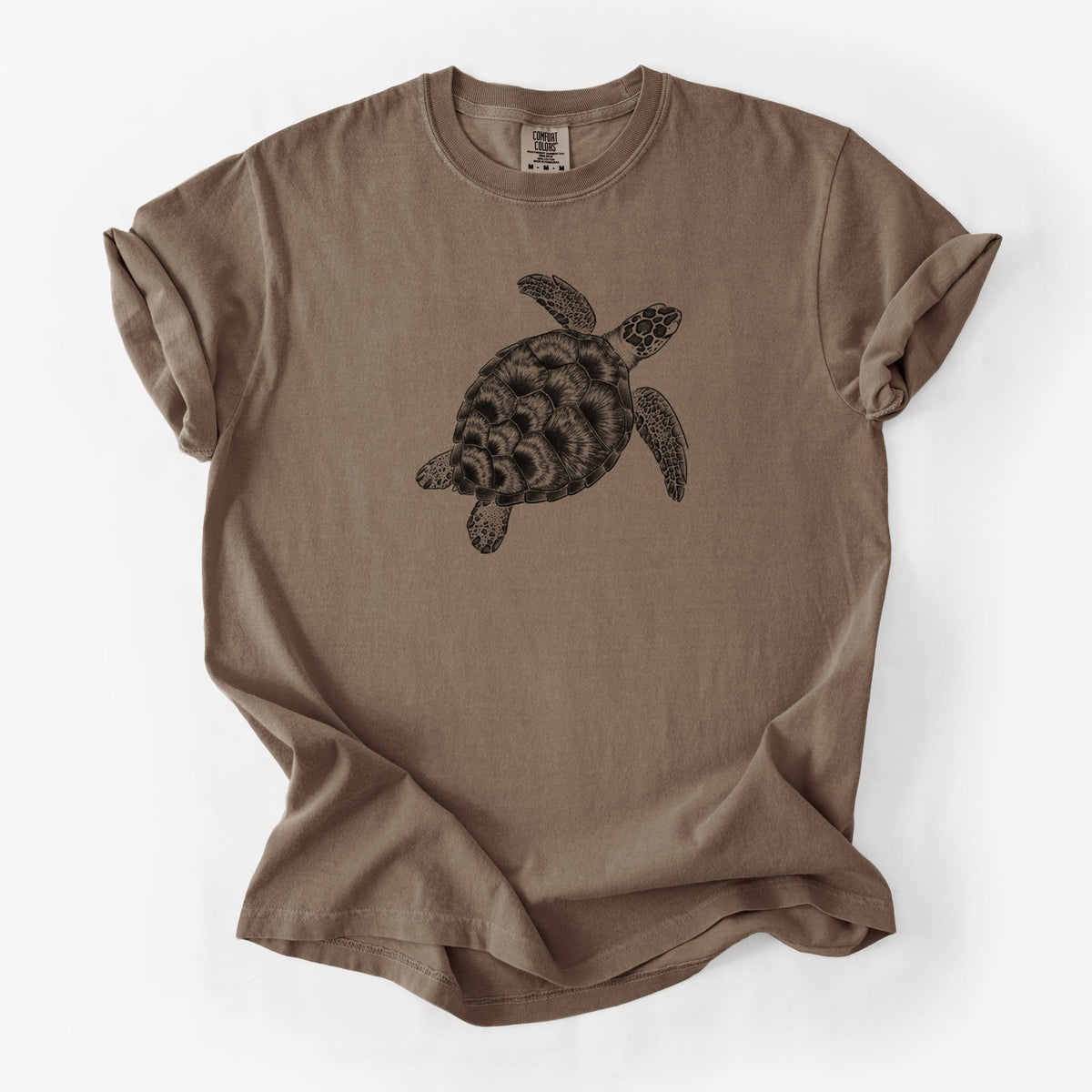 Loggerhead Sea Turtle - Caretta caretta - Unisex Comfort Colors Garment-Dyed Heavyweight T-shirt