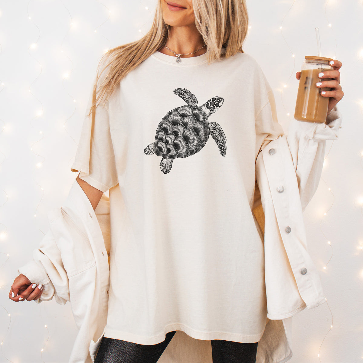 Loggerhead Sea Turtle - Caretta caretta - Unisex Comfort Colors Garment-Dyed Heavyweight T-shirt