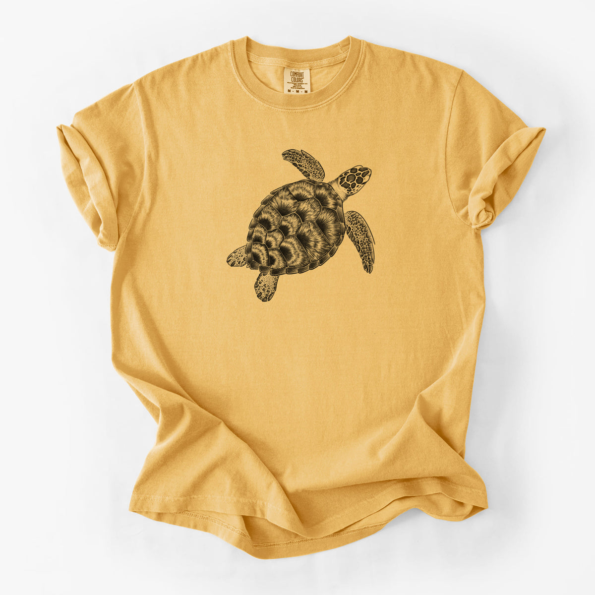 Loggerhead Sea Turtle - Caretta caretta - Unisex Comfort Colors Garment-Dyed Heavyweight T-shirt