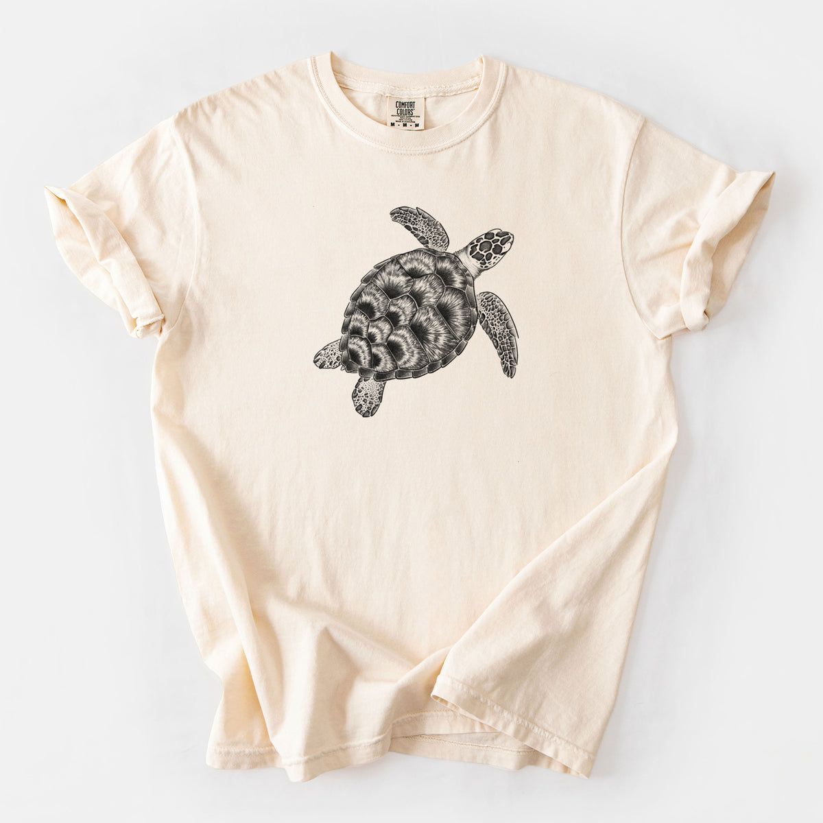 Loggerhead Sea Turtle - Caretta caretta - Unisex Comfort Colors Garment-Dyed Heavyweight T-shirt