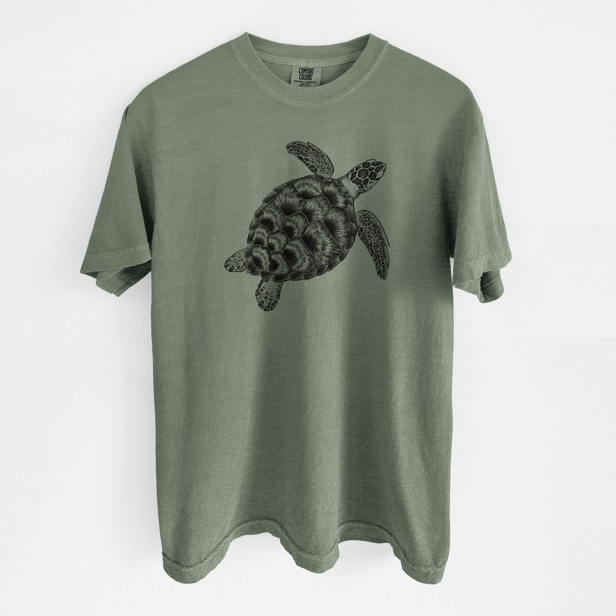 Loggerhead Sea Turtle - Caretta caretta - Unisex Comfort Colors Garment-Dyed Heavyweight T-shirt