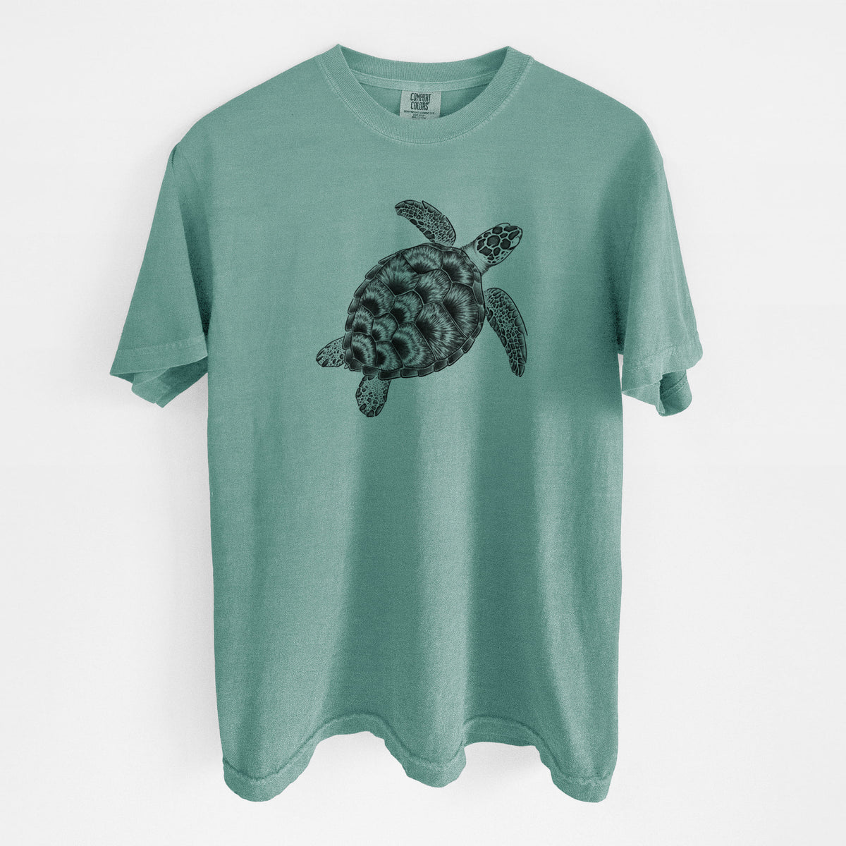 Loggerhead Sea Turtle - Caretta caretta - Unisex Comfort Colors Garment-Dyed Heavyweight T-shirt