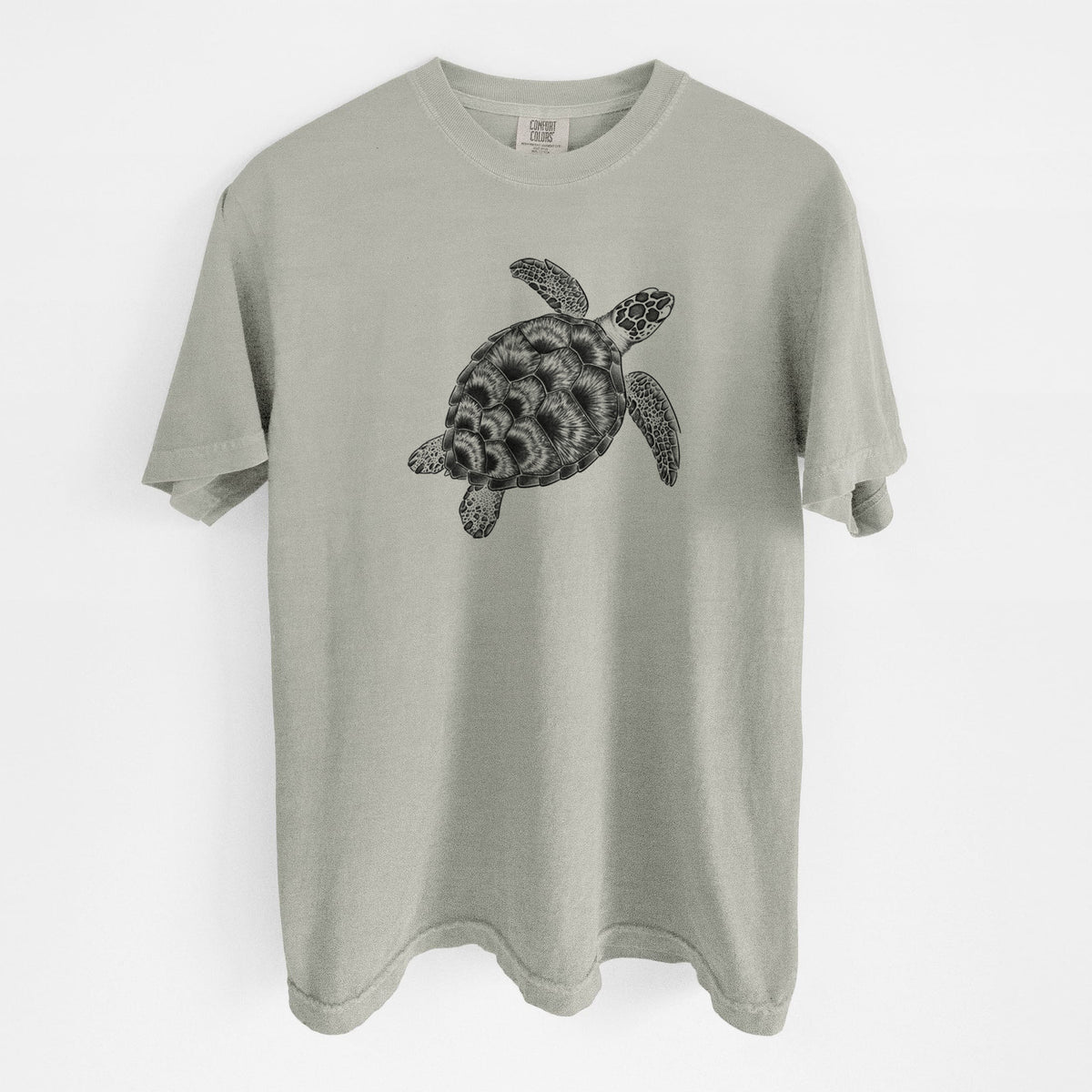 Loggerhead Sea Turtle - Caretta caretta - Unisex Comfort Colors Garment-Dyed Heavyweight T-shirt