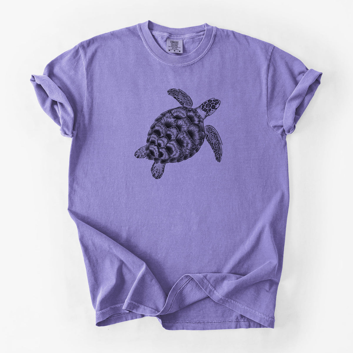 Loggerhead Sea Turtle - Caretta caretta - Unisex Comfort Colors Garment-Dyed Heavyweight T-shirt