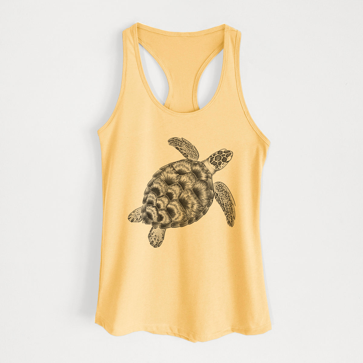 Loggerhead Sea Turtle - Caretta caretta - Women's Racerback Tanktop