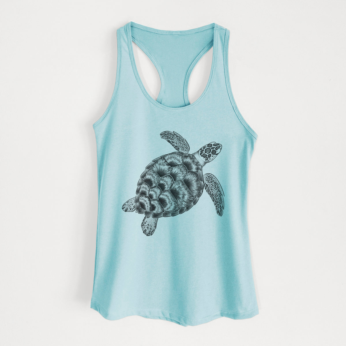 Loggerhead Sea Turtle - Caretta caretta - Women's Racerback Tanktop