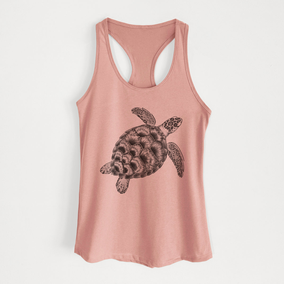 Loggerhead Sea Turtle - Caretta caretta - Women's Racerback Tanktop
