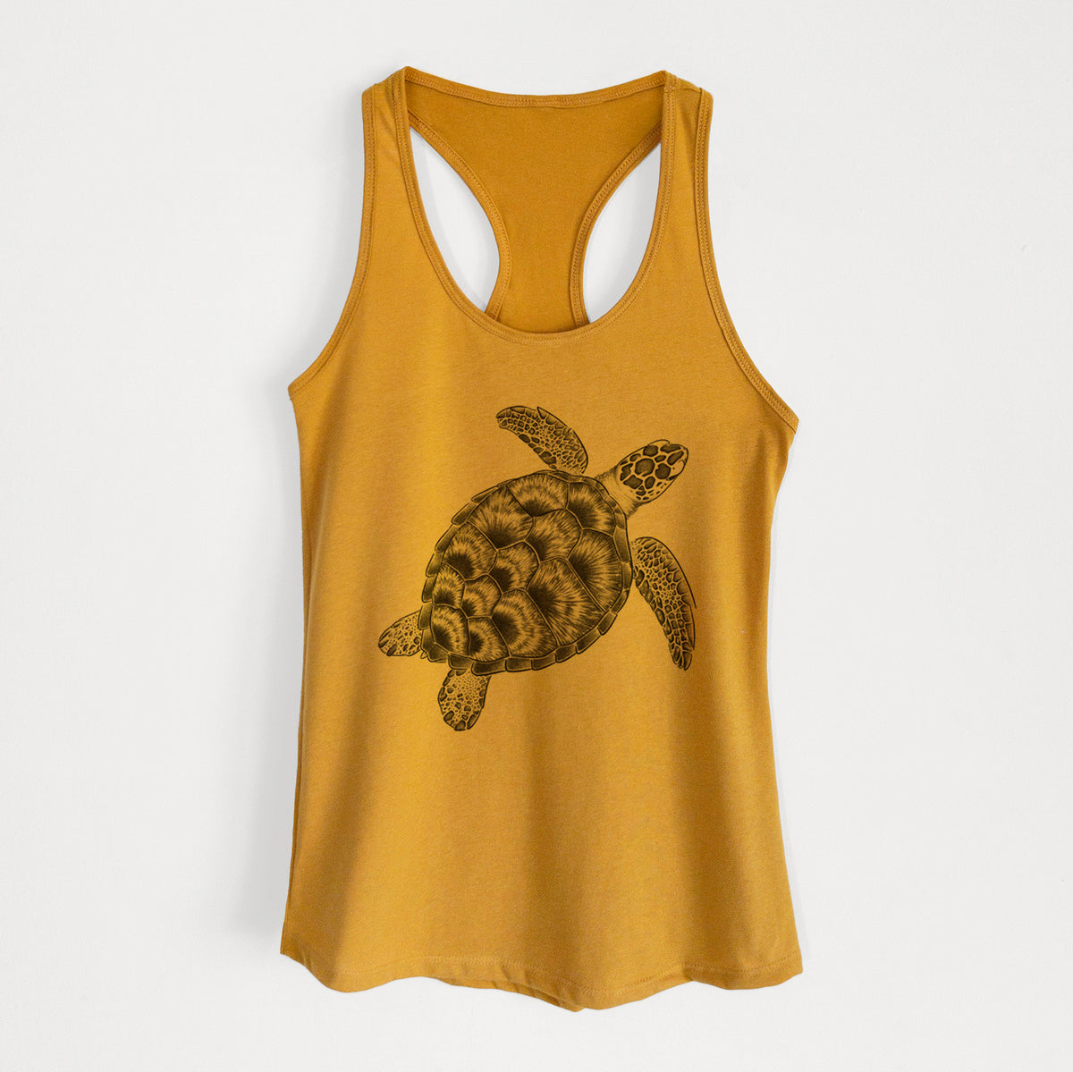 Loggerhead Sea Turtle - Caretta caretta - Women's Racerback Tanktop