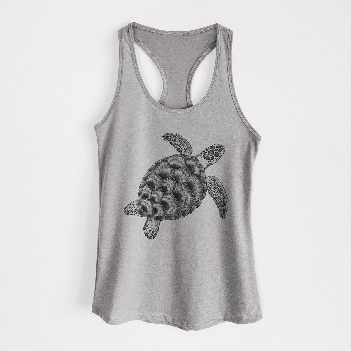 Loggerhead Sea Turtle - Caretta caretta - Women's Racerback Tanktop