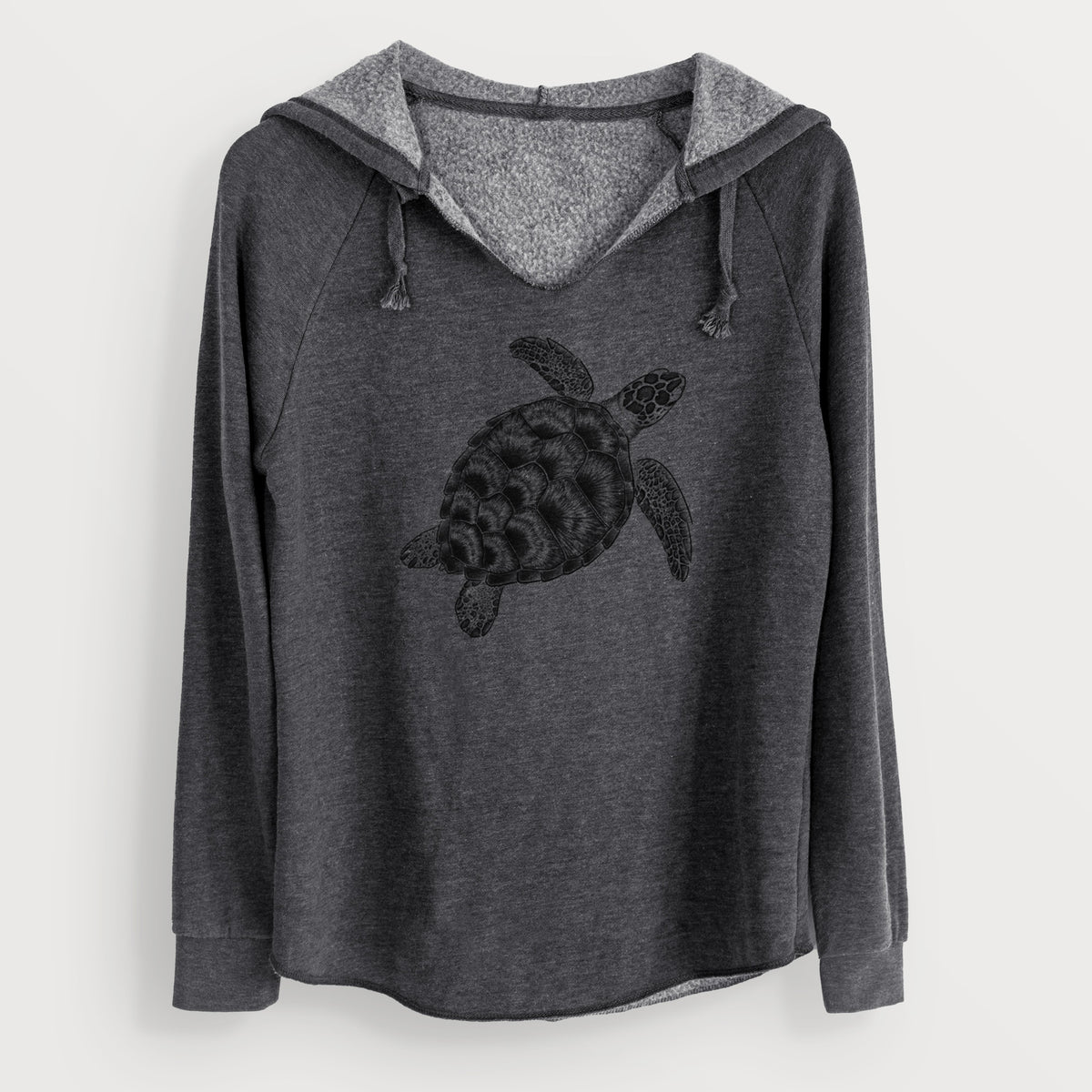 Loggerhead Sea Turtle - Caretta caretta - Cali Wave Hooded Sweatshirt
