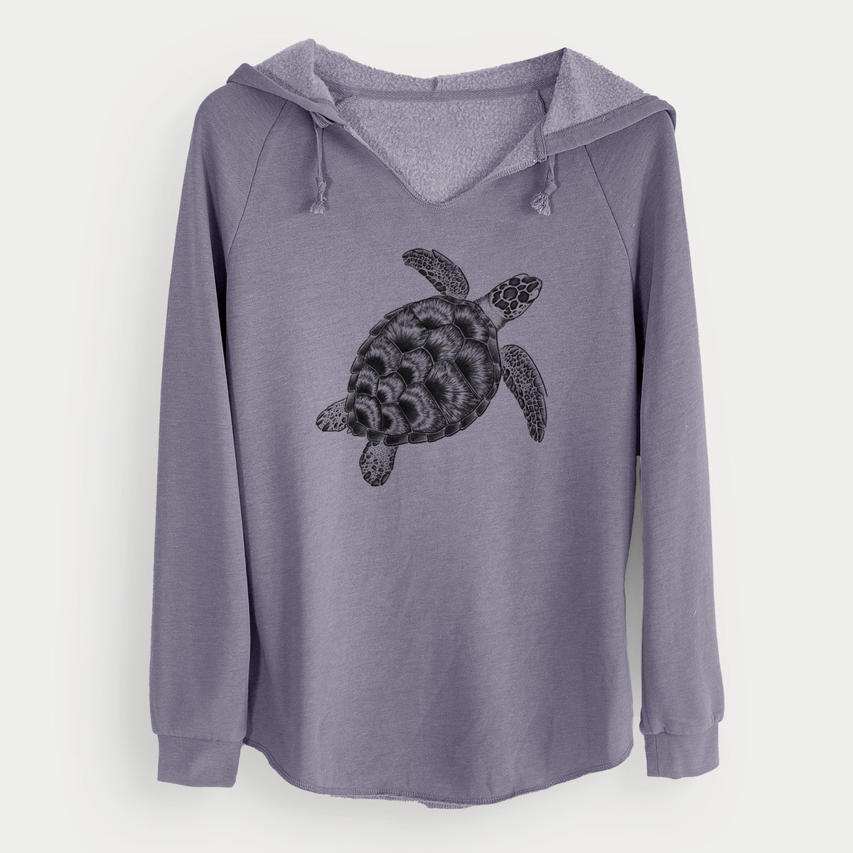 Loggerhead Sea Turtle - Caretta caretta - Cali Wave Hooded Sweatshirt