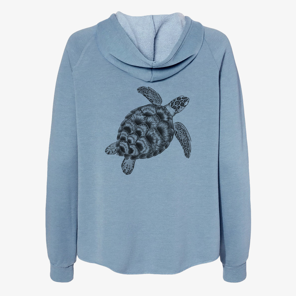 Loggerhead Sea Turtle - Caretta caretta - Women's Cali Wave Zip-Up Sweatshirt