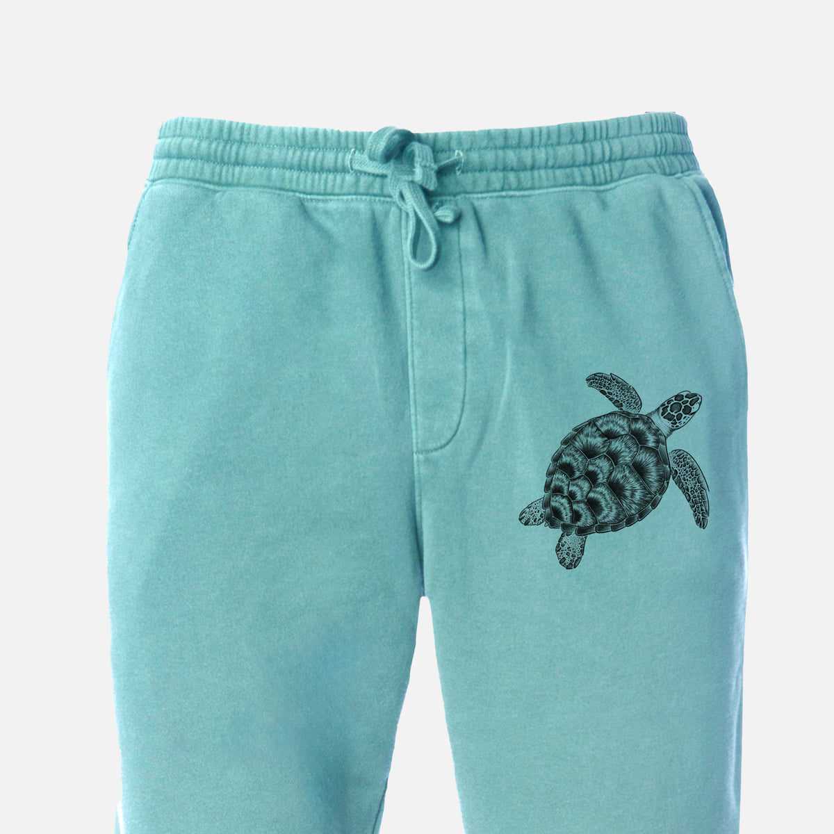 Loggerhead Sea Turtle - Caretta caretta - Unisex Pigment Dyed Sweatpants
