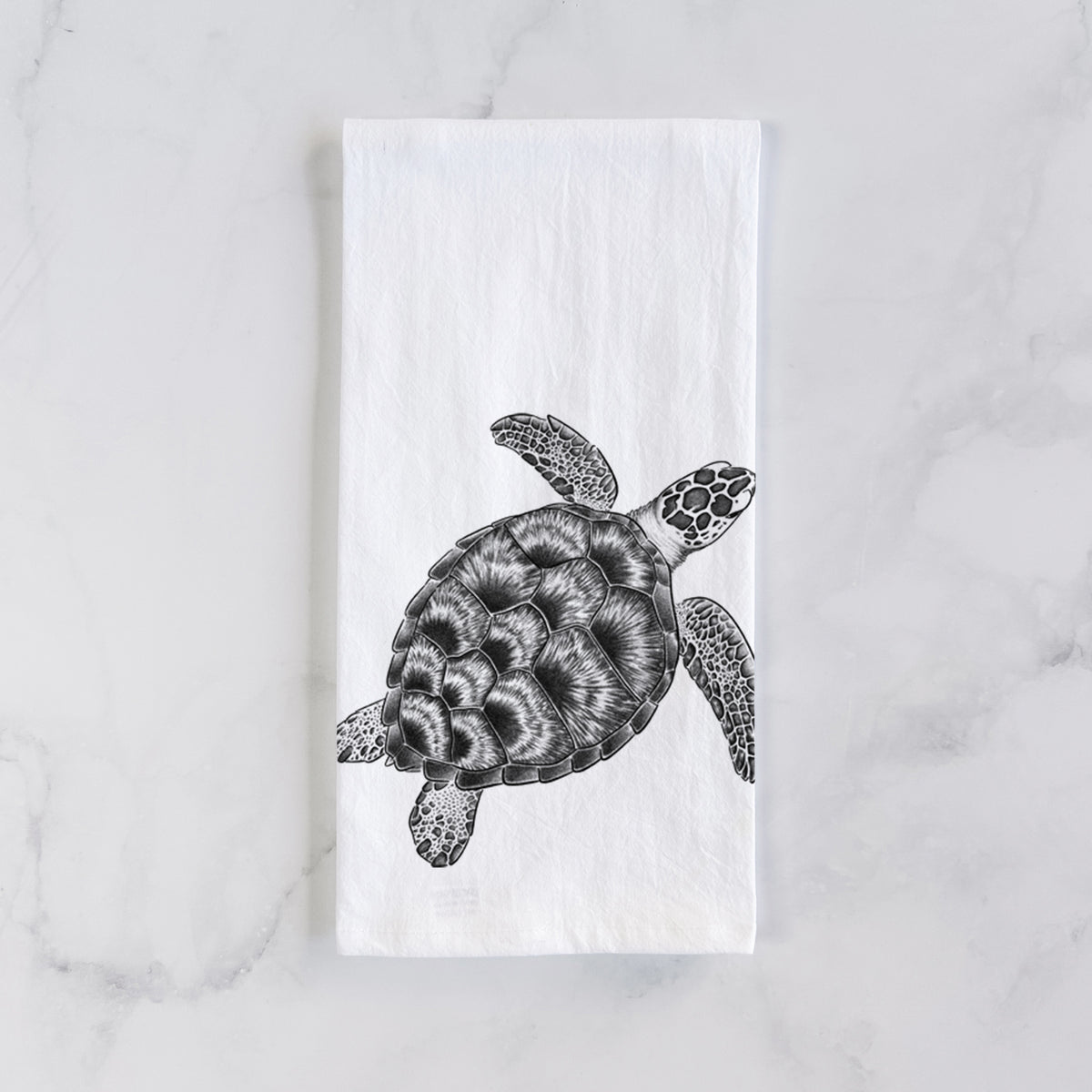 Loggerhead Sea Turtle - Caretta caretta Tea Towel