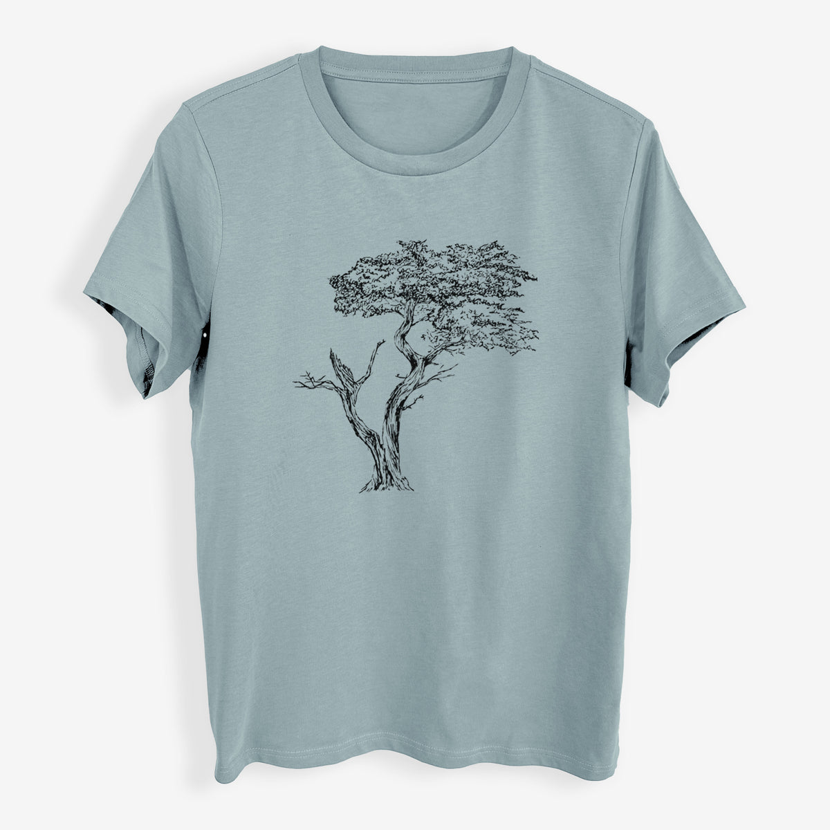 The Lone Cypress - Cupressus Macrocarpa - Monterey Cypress - Womens Everyday Maple Tee