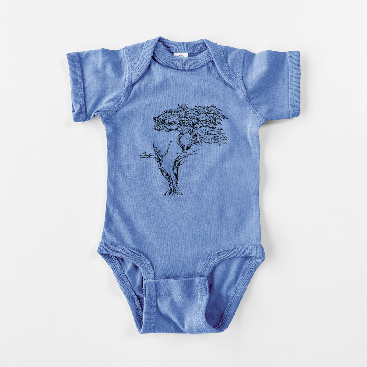 The Lone Cypress - Cupressus Macrocarpa - Monterey Cypress - Baby Fine Jersey Bodysuit